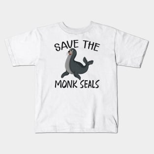 Monk Seal - Save the monk seals Kids T-Shirt